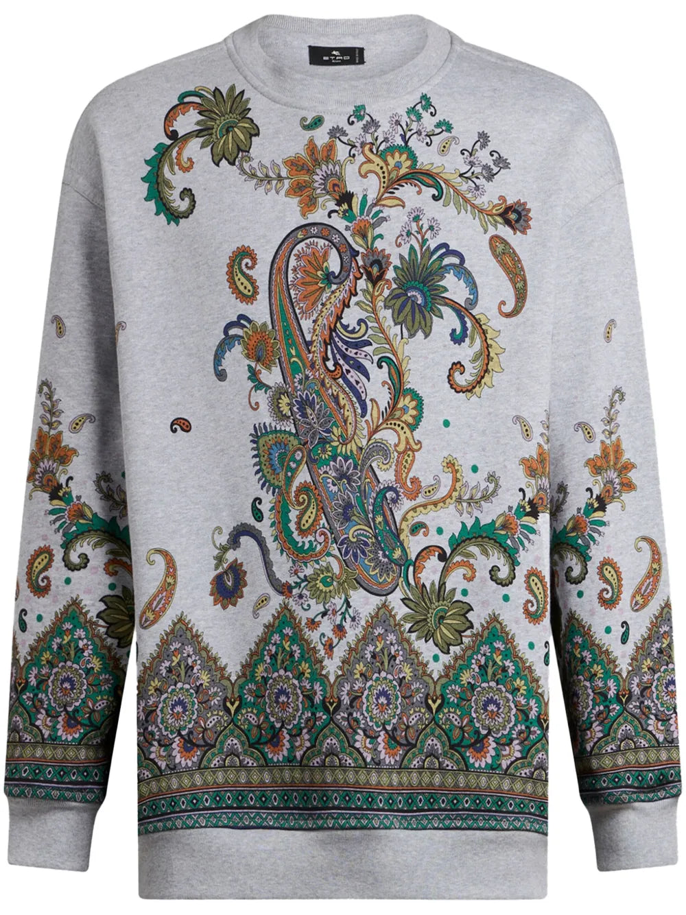 Paisley-Print Cotton Sweatshirt