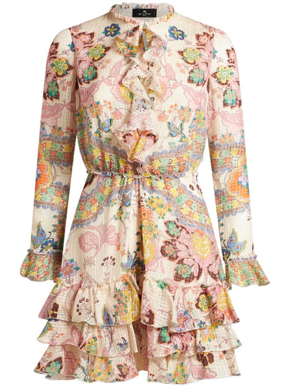 Ruffled Mini Dress