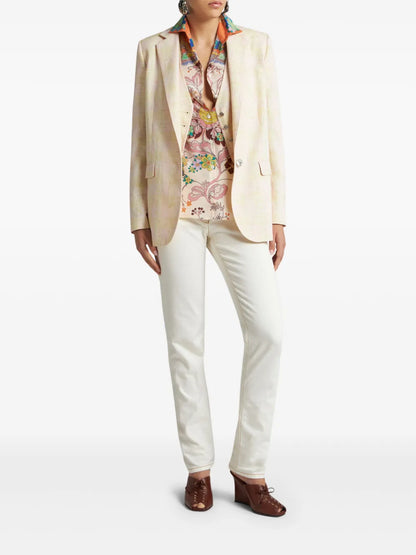 Pegaso-Button Blazer