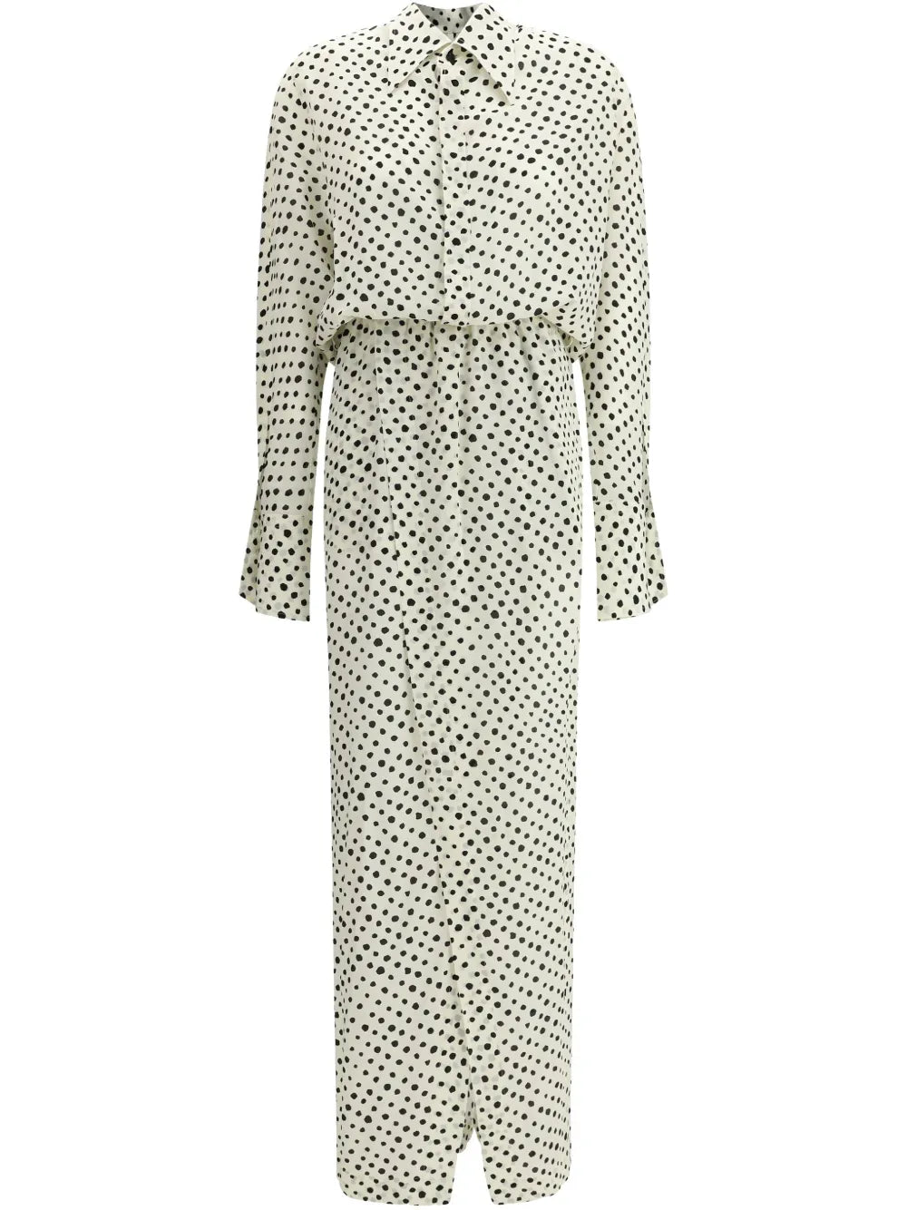 Dot-Print Dress