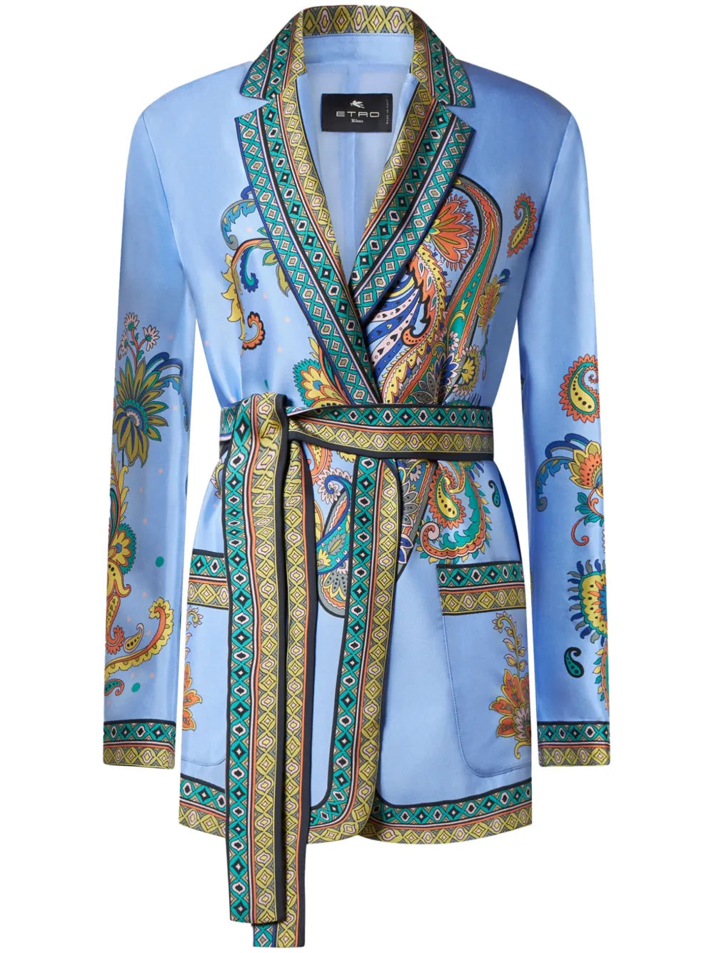 Silk Twill Blazer