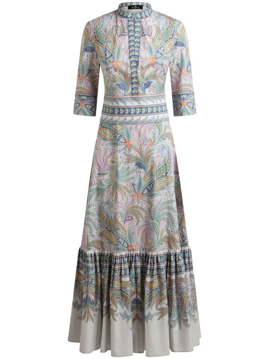 Floral-Print Maxi Dress