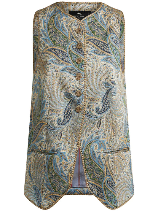 Jacquarded Waistcoat