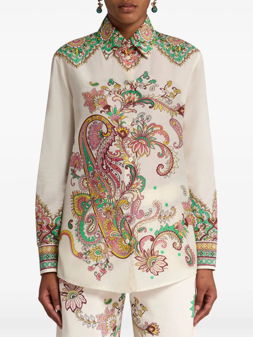 Paisley-Print Shirt