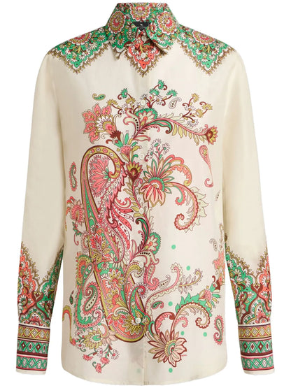 Paisley-Print Shirt