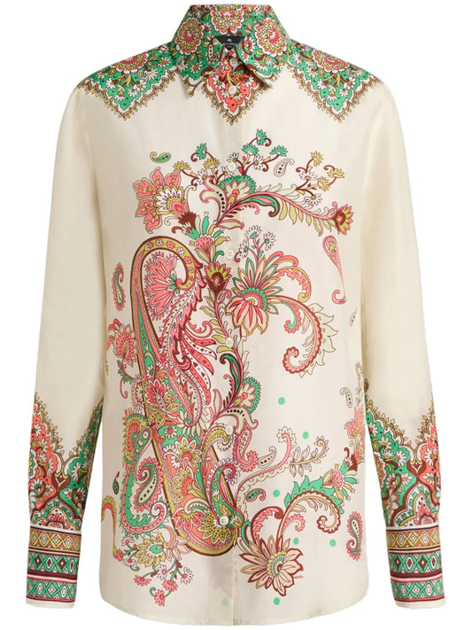 Paisley-Print Shirt