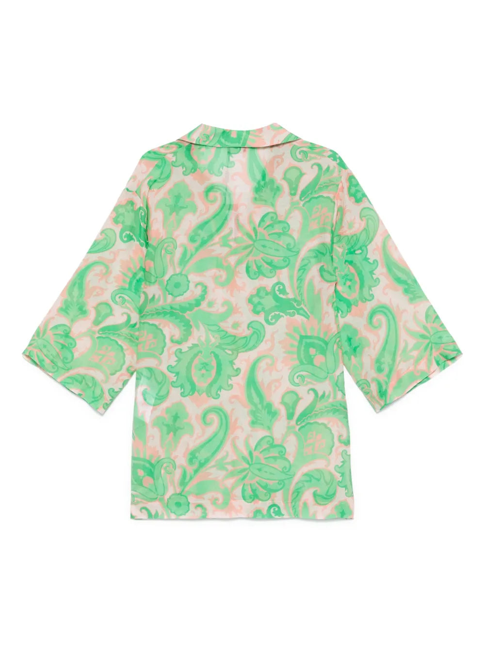 Paisley-Print Cover-Up