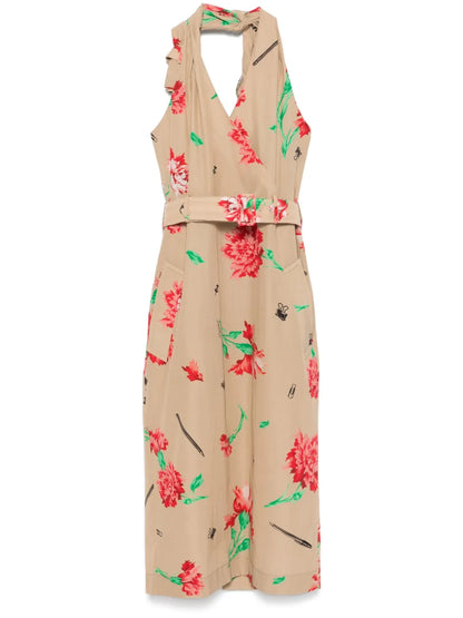 Belted Midi Dress