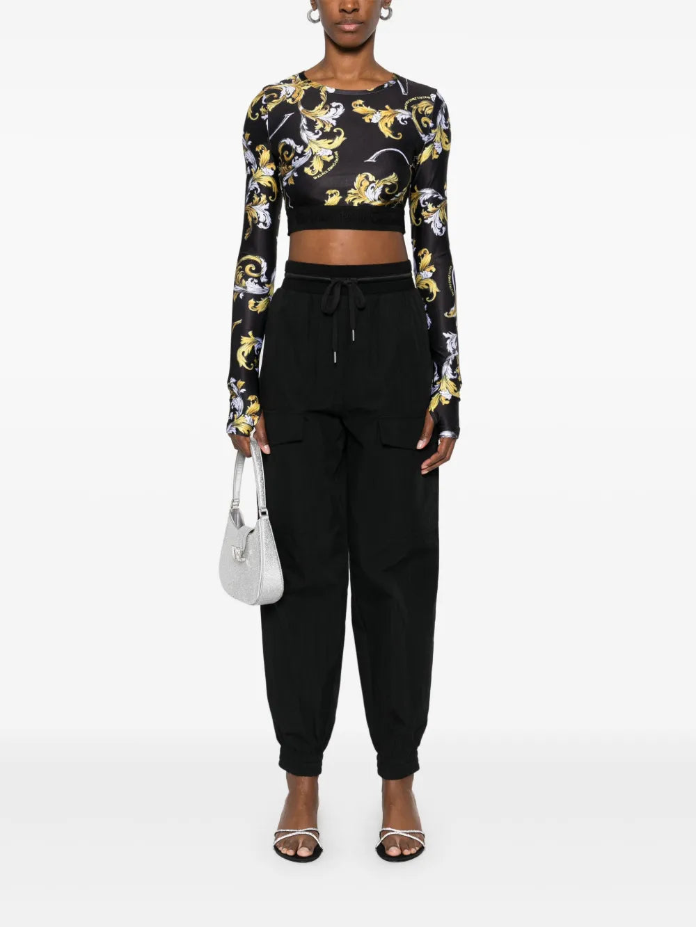 Barocco-Print Top