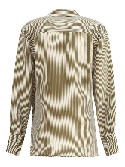 Striped Wrap Shirt