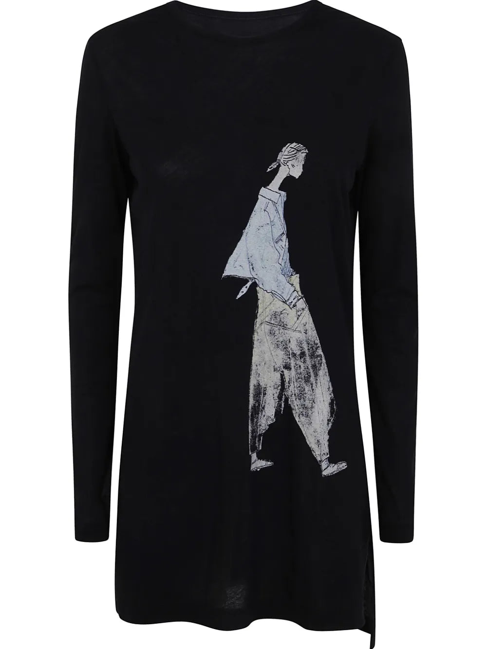 Graphic-Print Mini Dress