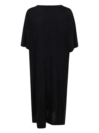 Graphic-Print Midi Dress