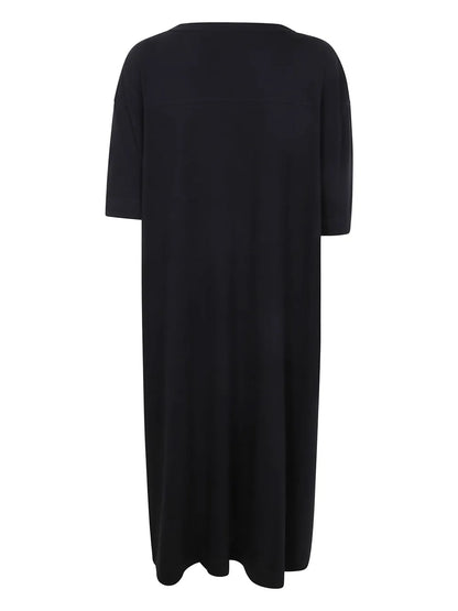 Graphic-Print Midi Dress