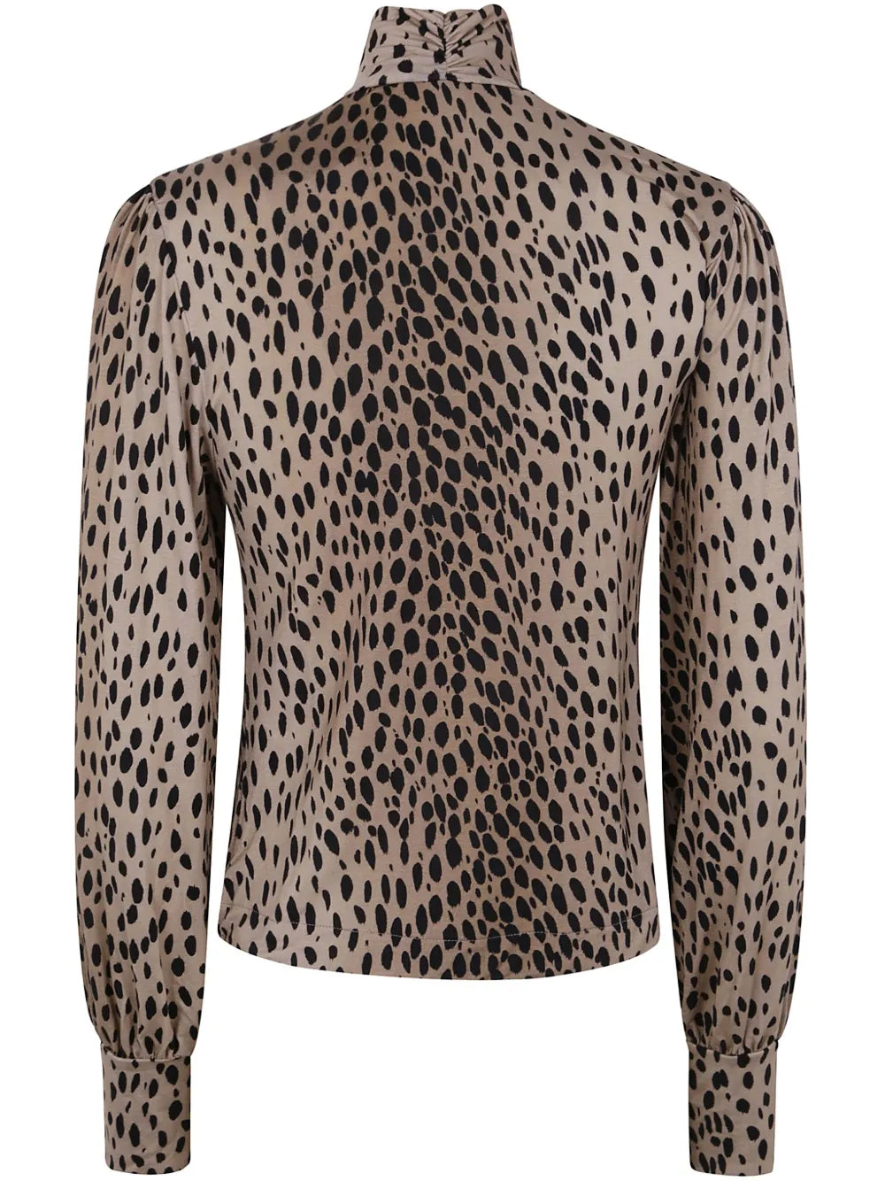 Animal-Print Blouse