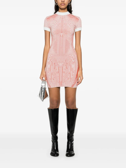 The Morphing Pinstripes Dress