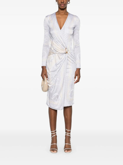 Coupe Des Dieux-Print Midi Dress