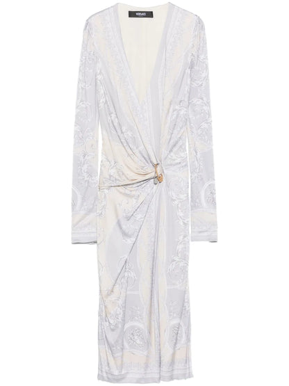Coupe Des Dieux-Print Midi Dress
