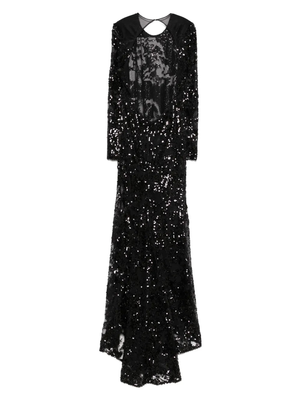 Sequined Tulle Gown