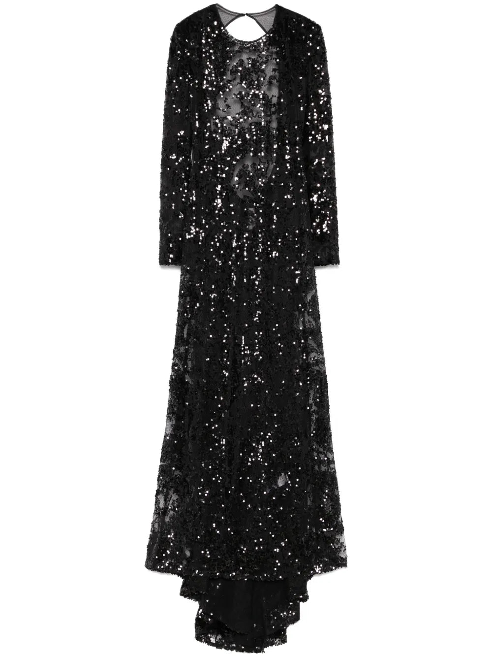 Sequined Tulle Gown
