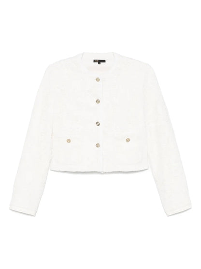 Guipure-Lace Jacket