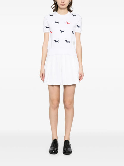 Embroidered-Hector Dog Logo T-Shirt