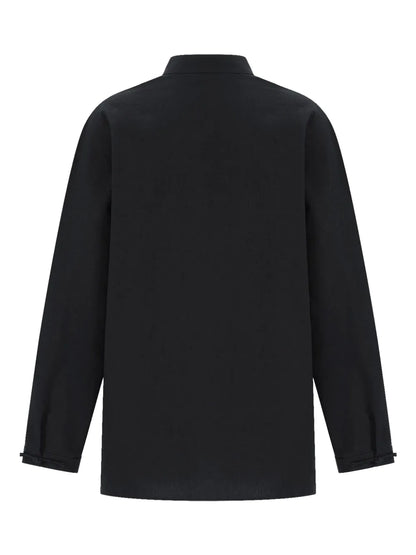 Stand-Up Collar Blouse