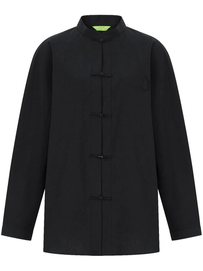 Stand-Up Collar Blouse