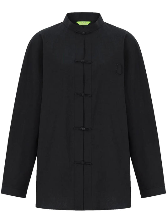 Stand-Up Collar Blouse