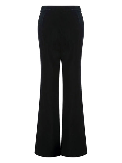 Velvet Flared Trousers