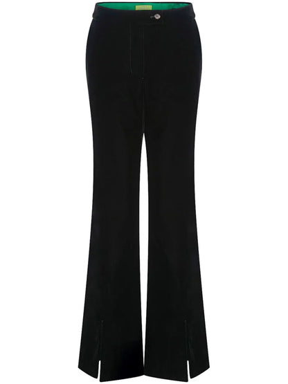 Velvet Flared Trousers