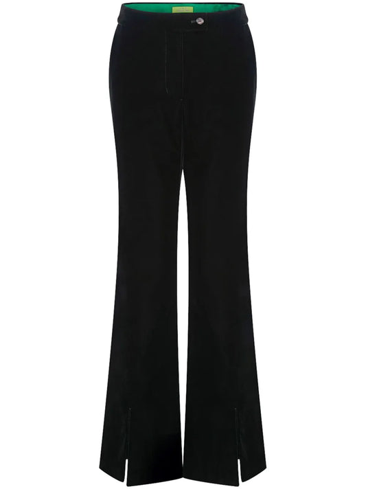 Velvet Flared Trousers