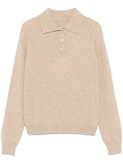 Wool Polo Top