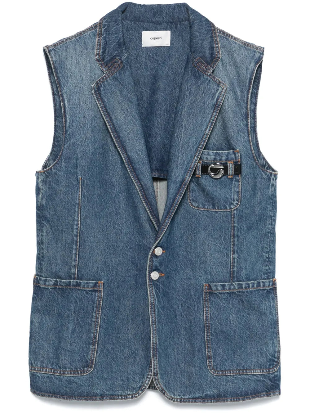 Sleeveless Denim Jacket