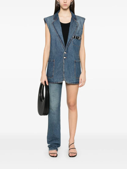 Sleeveless Denim Jacket