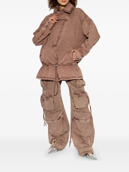 Drawstring Bomber Jacket