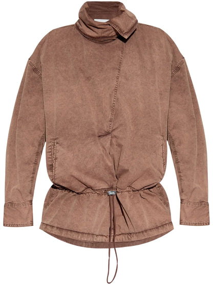 Drawstring Bomber Jacket