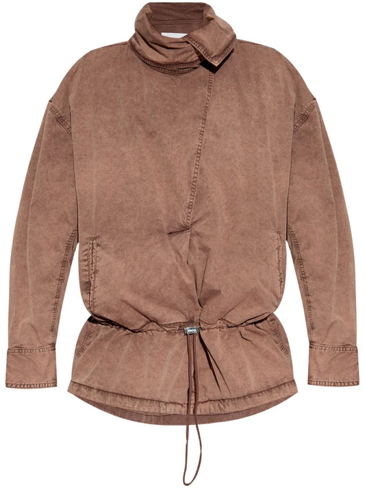 Drawstring Bomber Jacket