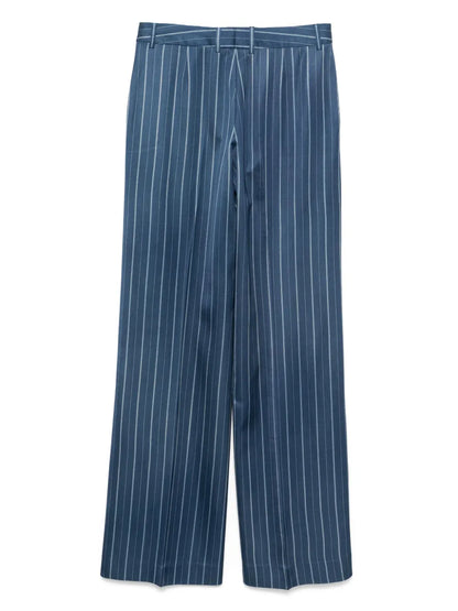 Pinstriped Palazzo Trousers