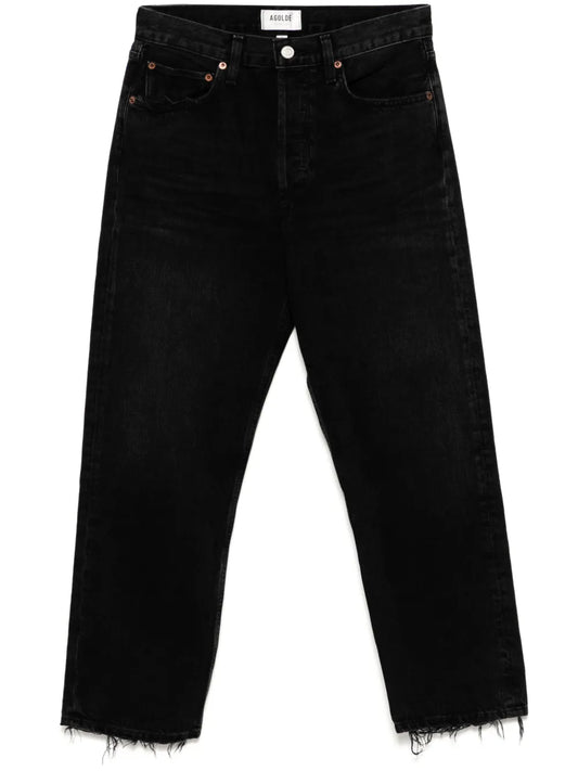 Distressed Cropped Jeans