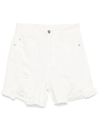 Floral Lace Appliqué Shorts