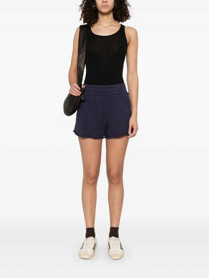 Jersey-Texture Track Shorts