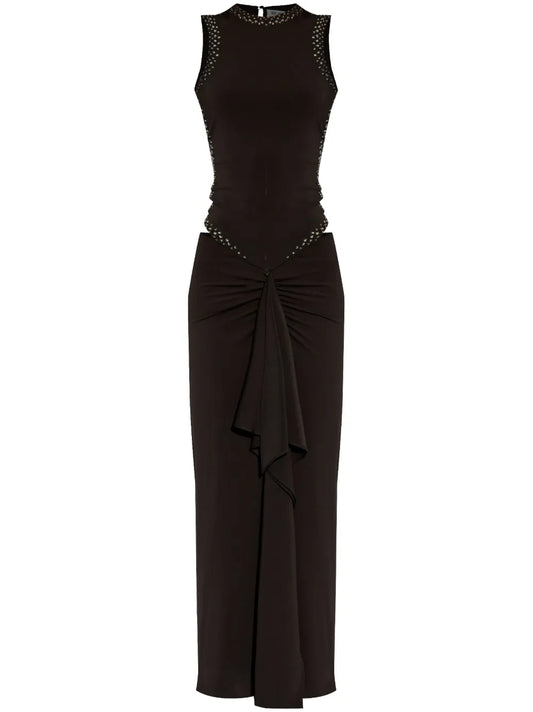 Rhinestone-Embellished Dress