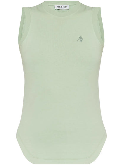 Logo-Embroidered Top