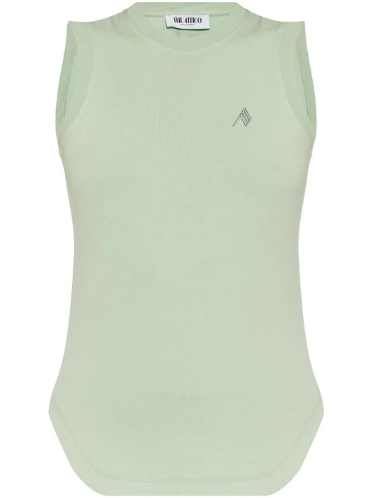 Logo-Embroidered Top