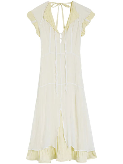 Ruffled Midi Dress