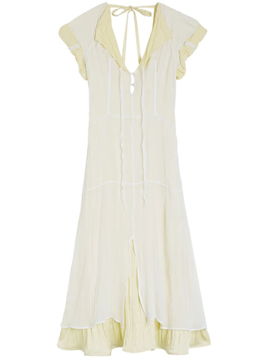 Ruffled Midi Dress