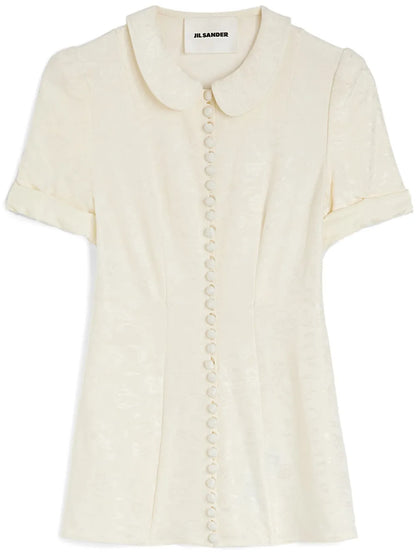Floral-Jacquard Shirt