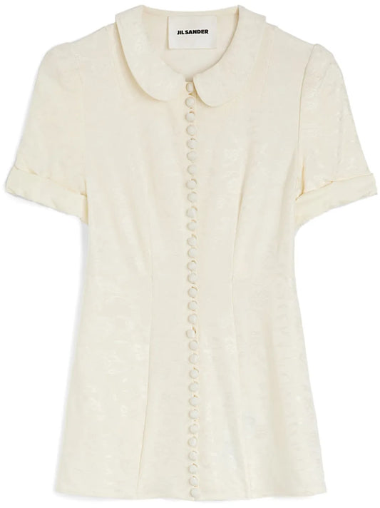 Floral-Jacquard Shirt