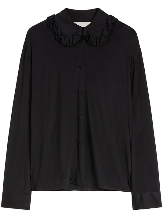 Ruffle-Collar Shirt