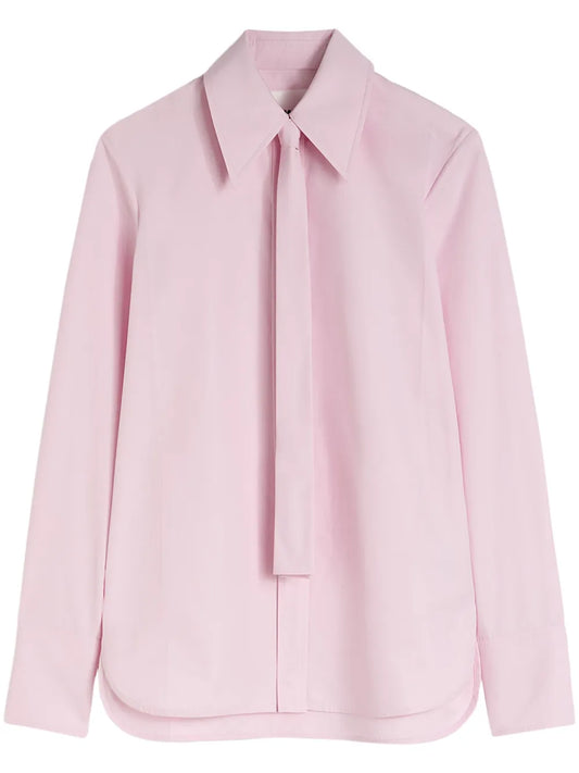 Tie-Detail Cotton Shirt